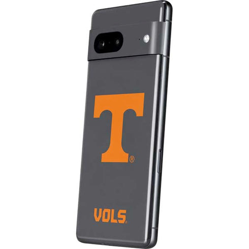 University of Tennessee-Knoxville T Logo Vols on Gray Pixel Skins